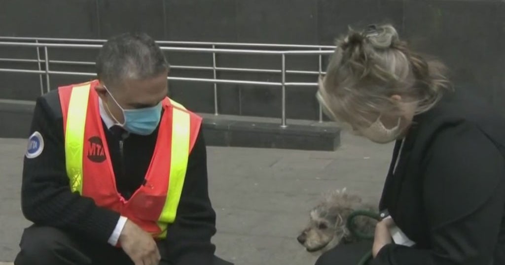 MTA Employee Recognized After Rescuing Dog From Subway Tracks 'It's