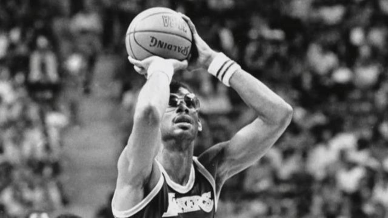 Early publicity still of basketball star Kareem Abdul Jabbar who