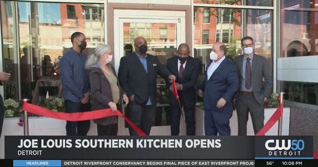 Joe Louis Southern Kitchen Ribbon Cutting Premieres On Legendary Boxer