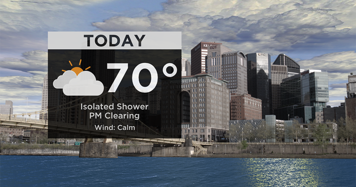 Pittsburgh Weather Chances Of Sunday Showers CBS Pittsburgh