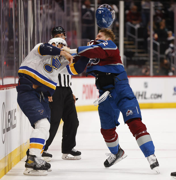 St Louis Blues v Colorado Avalanche - Game One 