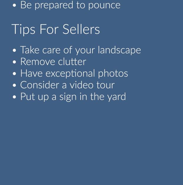 Home Buying/Selling Tips 
