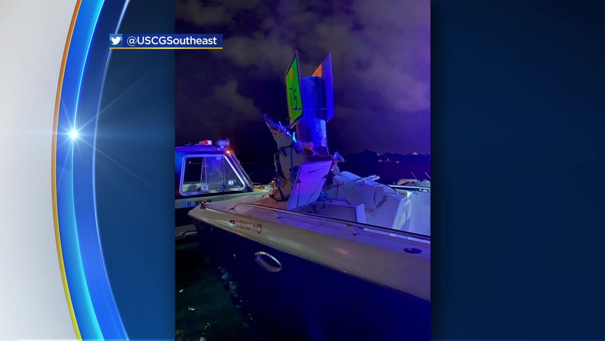 Two Hospitalized After Boat Collides With Channel Marker In