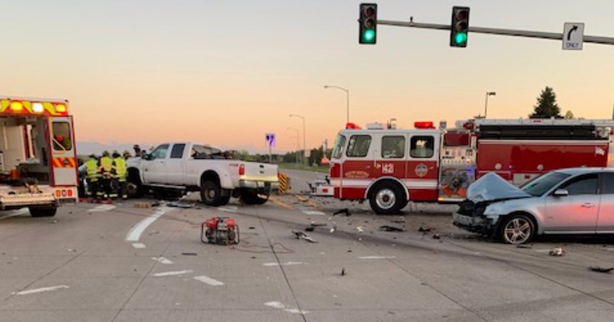 Injuries Reported In Serious Crash At South Parker Road & Chambers