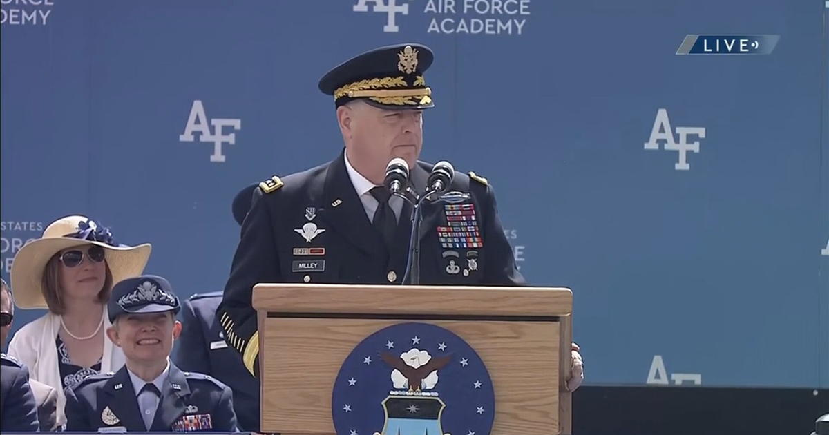 Chairman Of The Joint Chiefs Of Staff Army Gen. Mark Milley Delivers