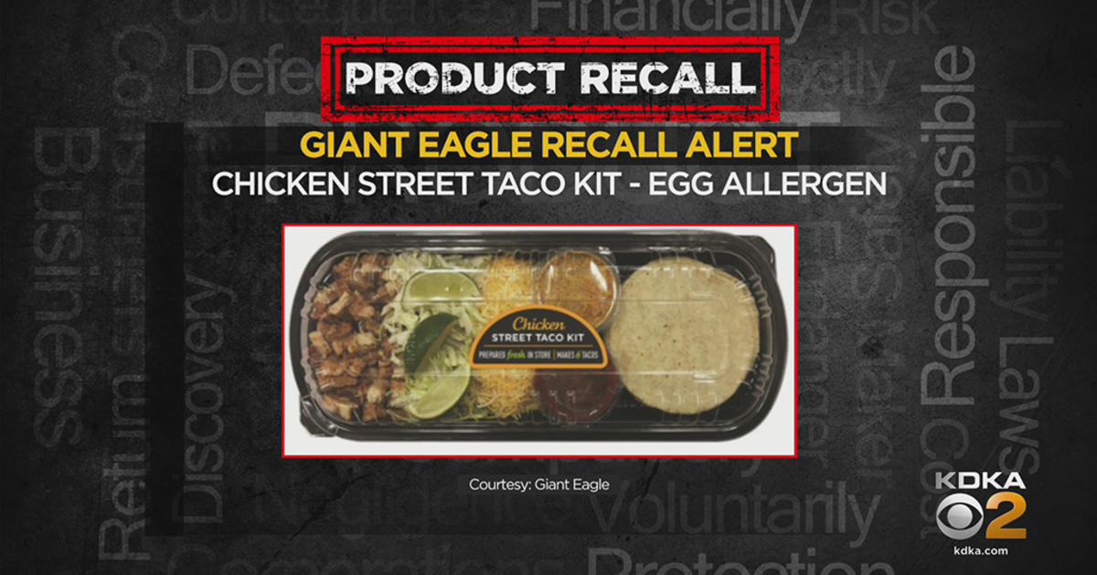 Giant Eagle Recalling 'Chicken Street Taco Kits' CBS Pittsburgh