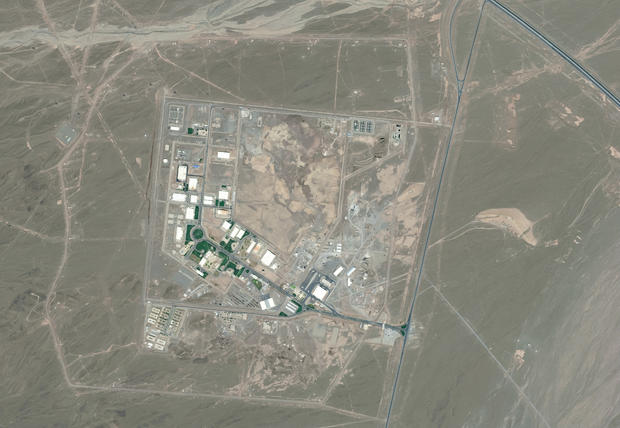 NATANZ FUEL ENRICHMENT PLANT, IRAN -- DECEMBER 24, 2013:  Maxar satellite imagery of the Natanz hardened Fuel Enrichment Plant in Iran. 