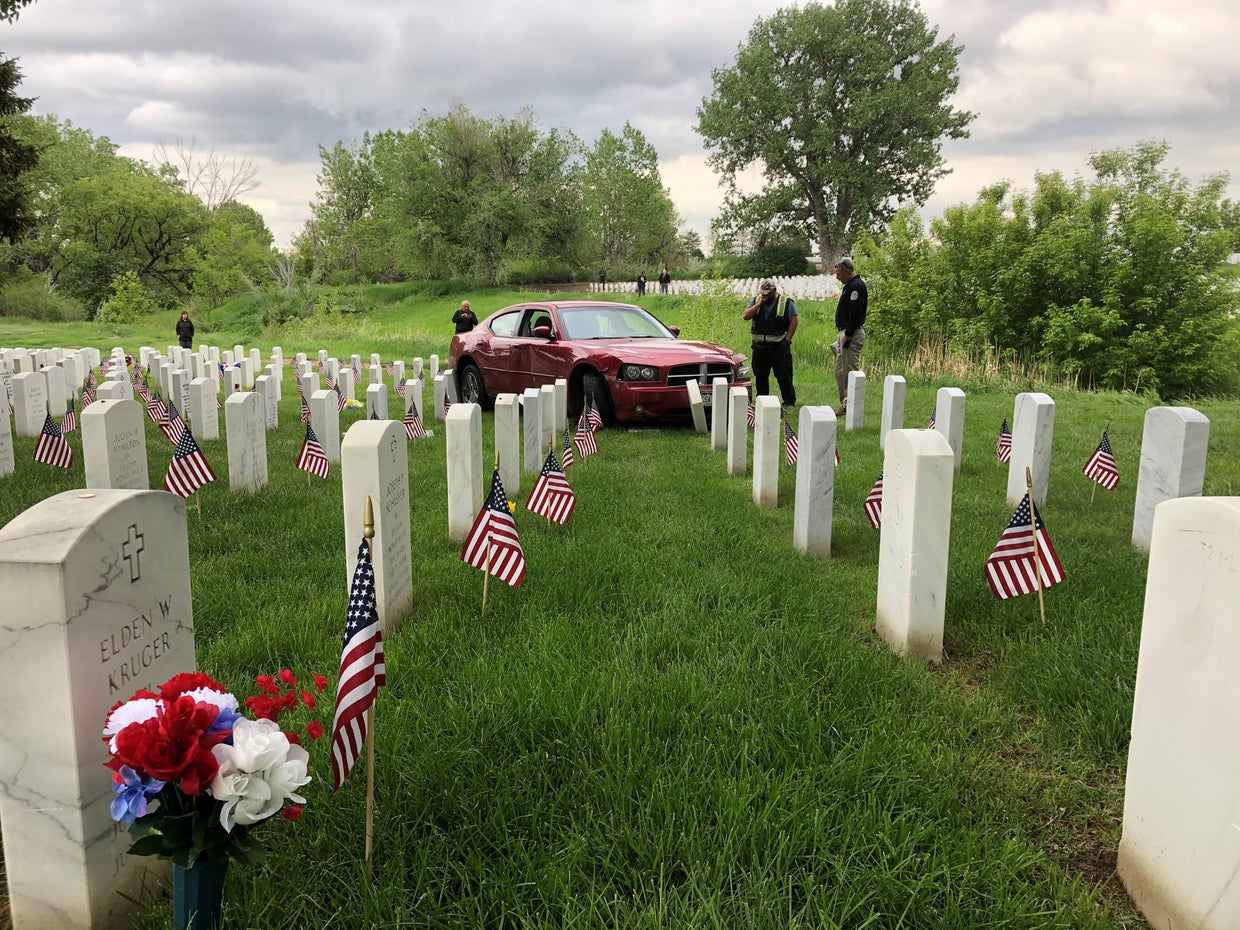 Woman Who Crashed Into Headstones At Fort Logan National Cemetery On ...