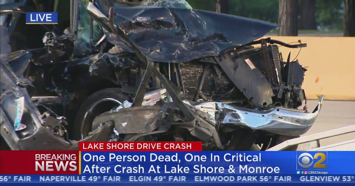 1 Dead, 3 Injured In 4-Vehicle Crash On Lake Shore Drive At Monroe ...
