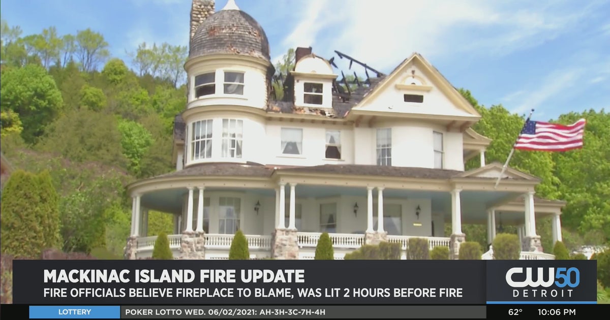 Officials Believe Fireplace To Blame In Mackinac Island Historic Home