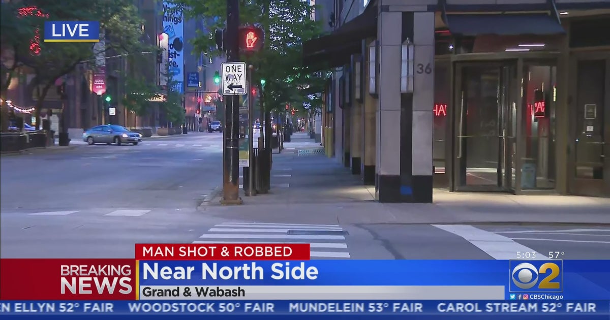 Man Shot During Robbery In River North - CBS Chicago