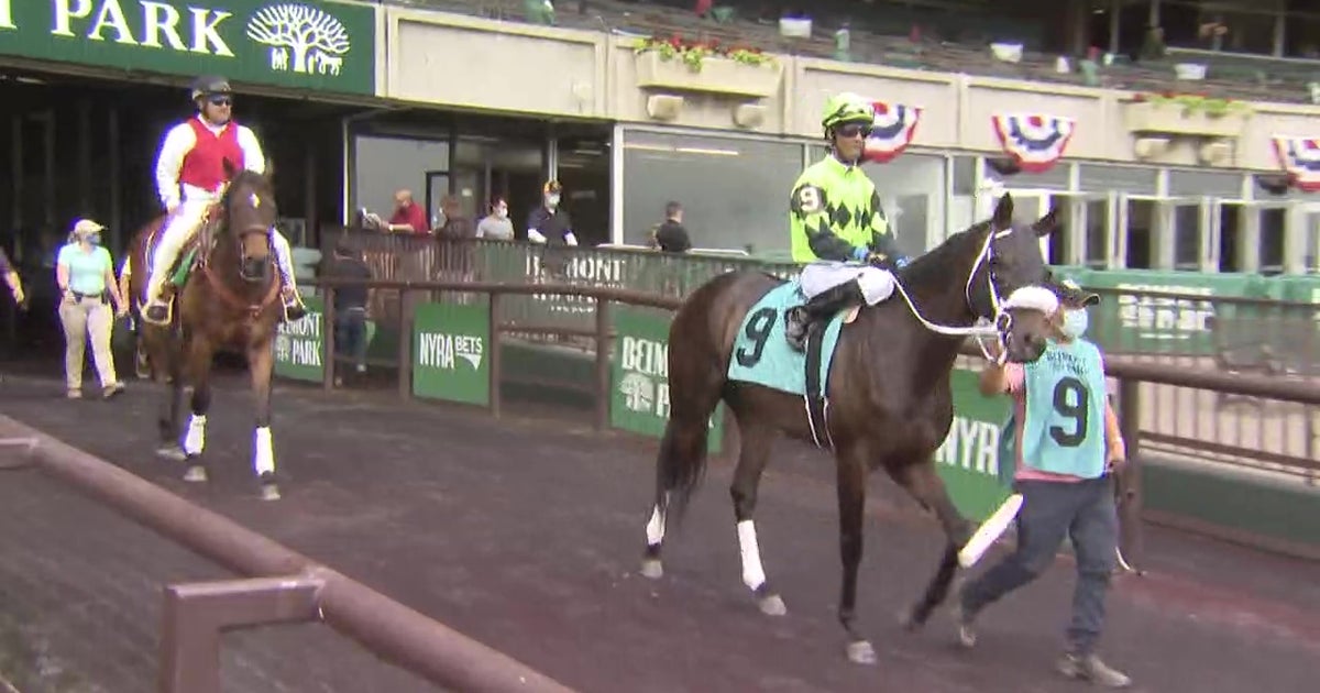 Spirits Are High As Fans Return For Belmont Stakes CBS New York