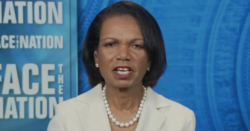 Condoleezza Rice says early di...