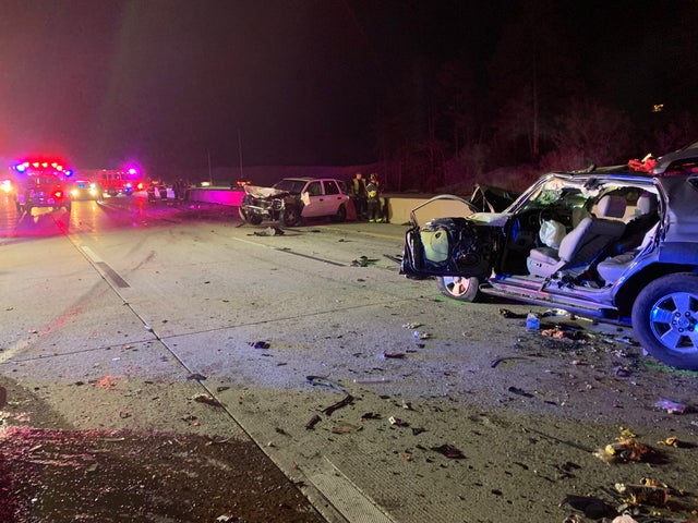 Happy Canyon Fatal Crash pic2 (South Metro Fire tweet)