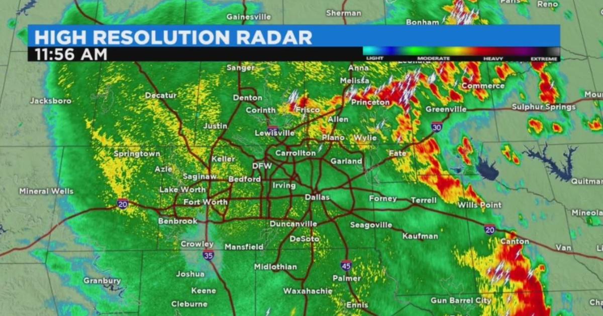 Flash Flood Warning For Tarrant And Dallas Counties Until 2:15pm - CBS ...