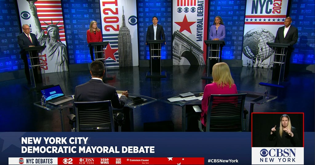 Top 5 Leading Contenders In NYC Mayoral Race Face Off In Debate On CBS2 ...