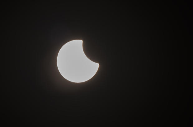 Solar eclipse in Kazakhstan 