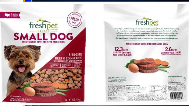 Freshpet dog food recall 