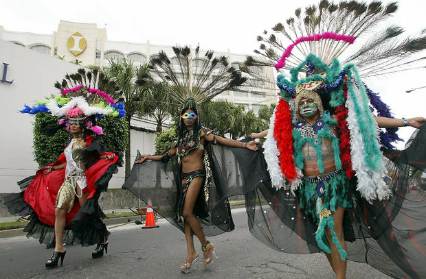 Members of the salvadorean gay community 
