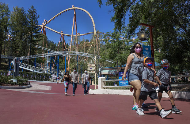 Six Flags Magic Mountain re-opens 