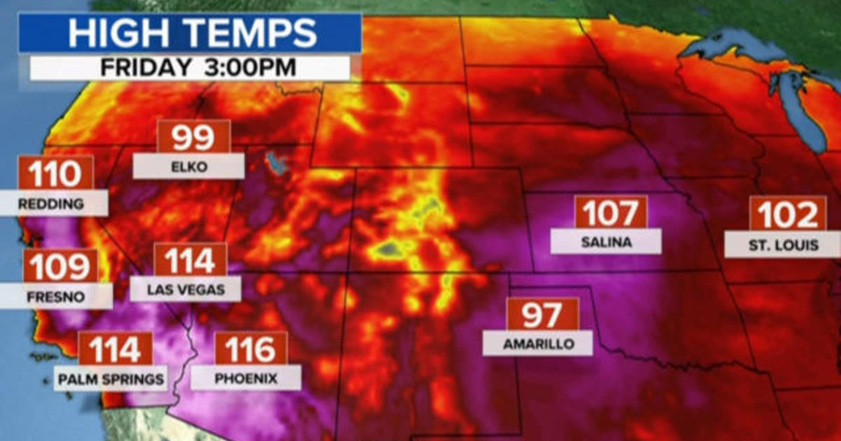 Tracking the heat wave in the West and Midwest CBS News