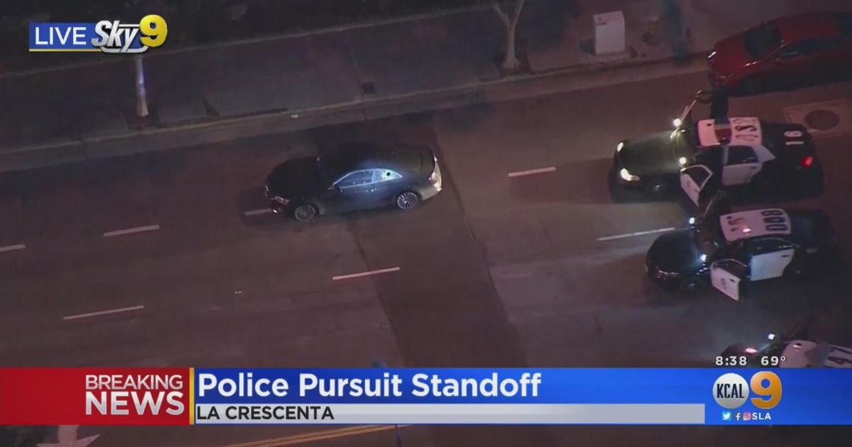 Pursuit Ends With Driver In Custody Following Standoff In La Crescenta