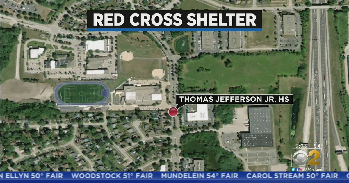Red Cross Shelter Open At Thomas Jefferson Junior High School In