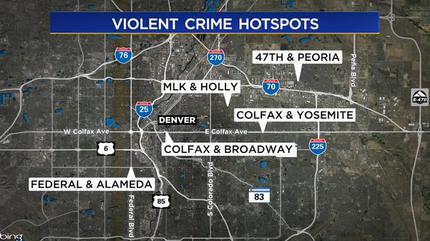 violent crime map 