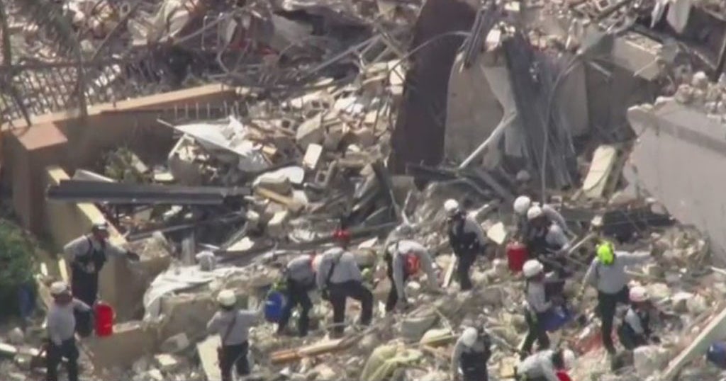 Condo Collapse: Search & Rescue Continues, Death Toll Now At Four - CBS ...