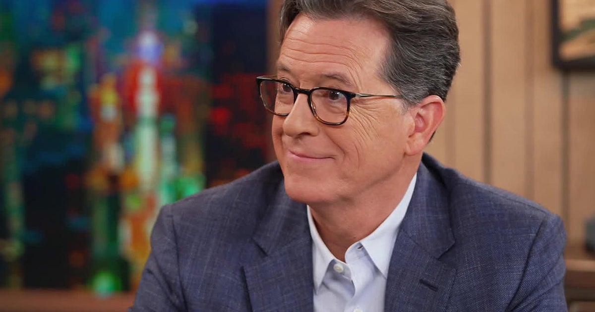 Stephen Colbert on being back on stage - CBS News