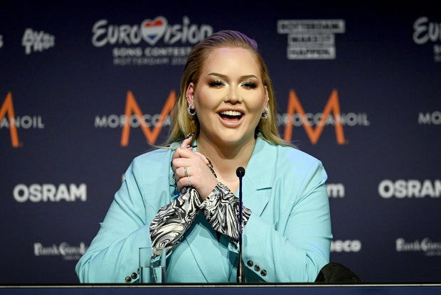 NETHERLANDS-MUSIC-EUROVISION-PRESSER