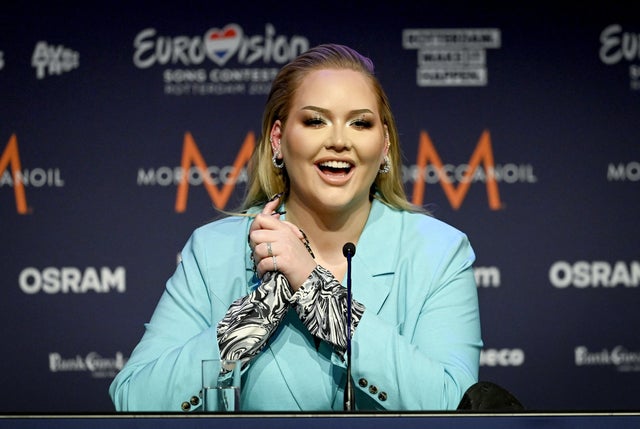 NETHERLANDS-MUSIC-EUROVISION-PRESSER 
