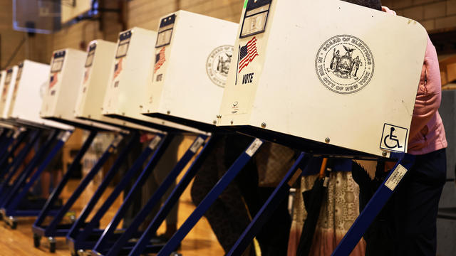 New Yorkers Vote In Mayoral Primary Election 