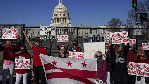 Local Residents Rally For DC Statehood As House Considers Act 