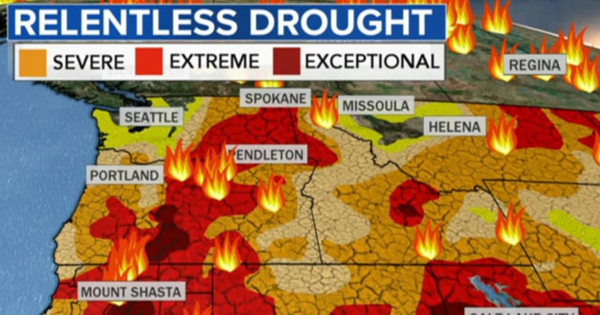 Lasting Heat Wave Igniting Wildfires In The West - CBS News