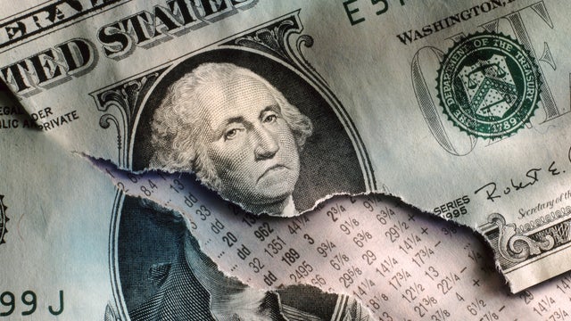 Frowning George on a weak dollar 