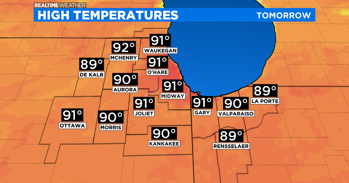Chicago Weather: Warm Temps For Most Of The Week - CBS Chicago