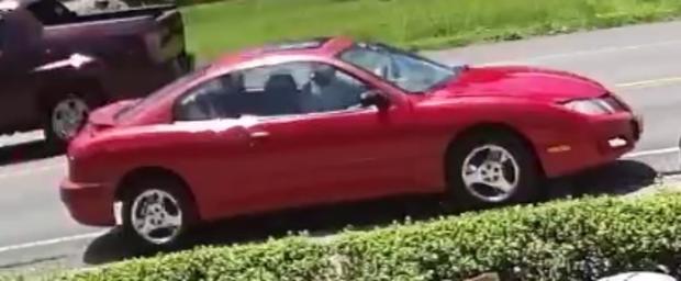 Burglary suspect car`Kenwood Avenue 