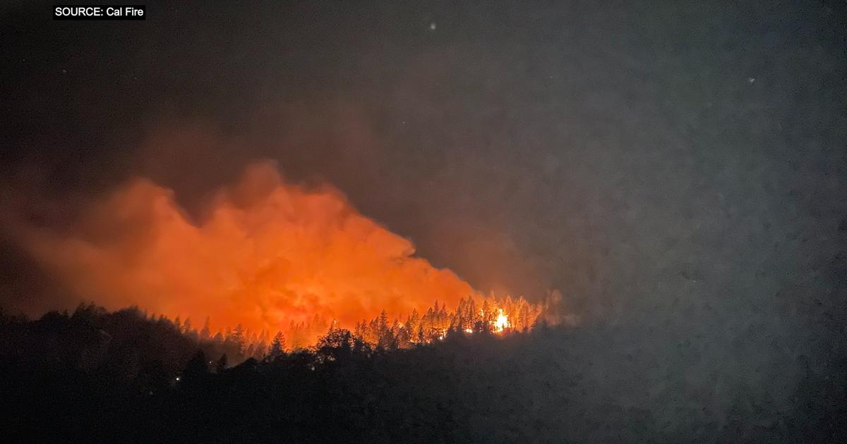 New 1200 Acre Wildfire Burning Near Where The 2018 Camp Fire Started Cbs Sacramento 5768