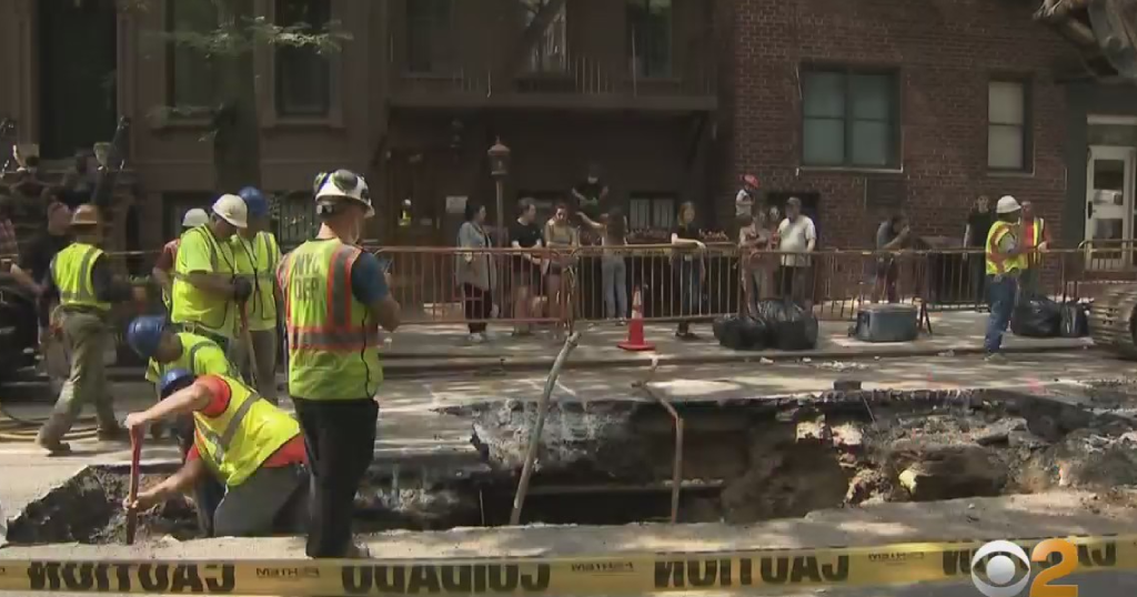 Repairs Expected To Last Days After Sinkhole Opens Up On Upper East
