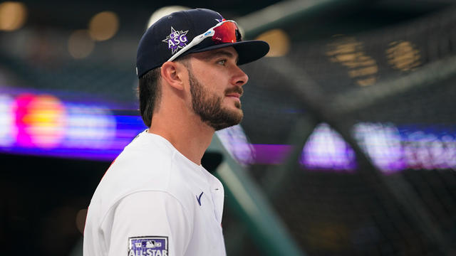 Kris Bryant's dad is very mad about Joe Buck's trade questions during mic atlanta  braves jersey 13 'd up moment in All Atlanta Braves Jerseys ,MLB Store,  Braves Apparel, Baseball Jerseys, Hats