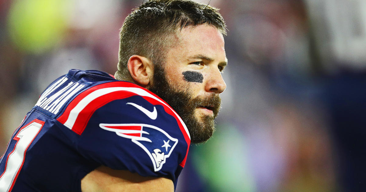 Julian Edelman sports Celtics jersey after Patriots win; 'I'm