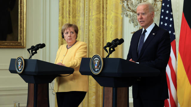 President Biden Hosts Visiting German Chancellor Merkel At The White House 