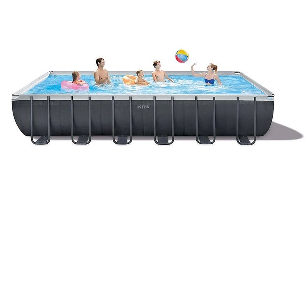 Intex ultra XTR set above ground pool