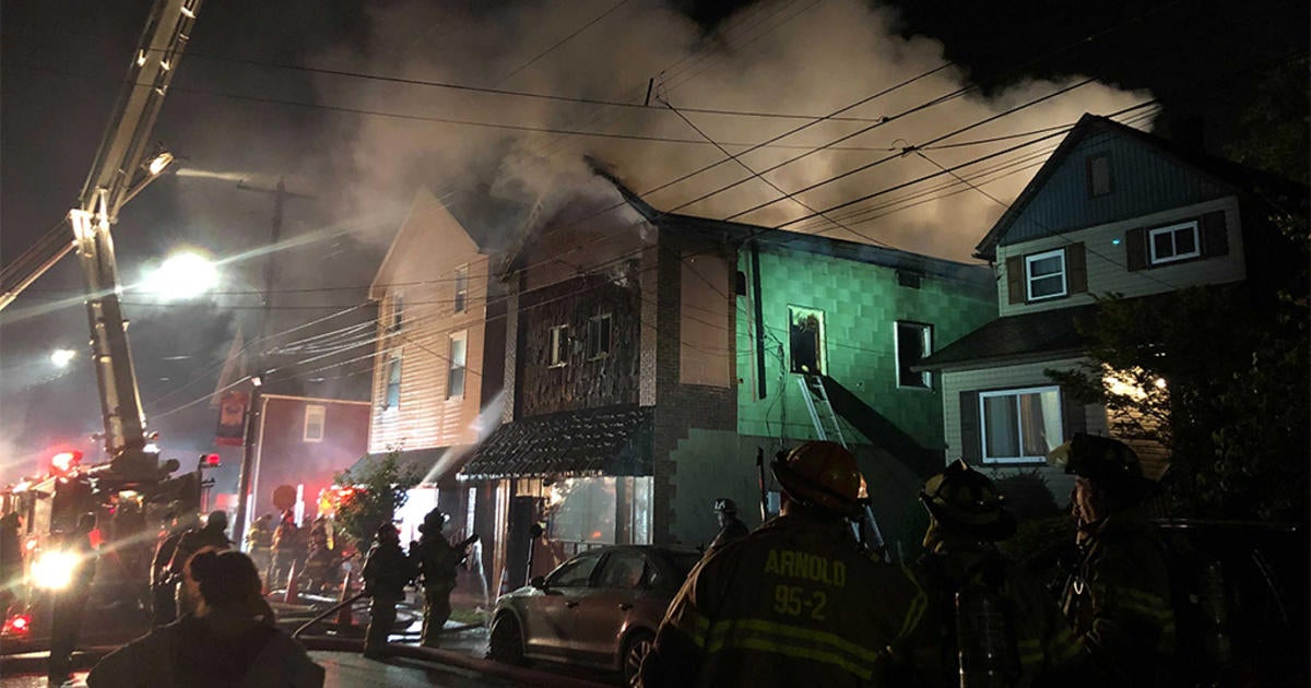 Flames Tear Through Former Longfellow Inn In Vandergrift, Displacing ...