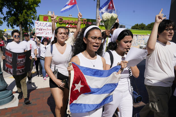 Cuba Protests Miami 
