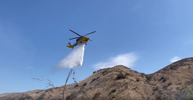 Firefighters Make Quick Work Of Small Brush Fire In Simi Valley 