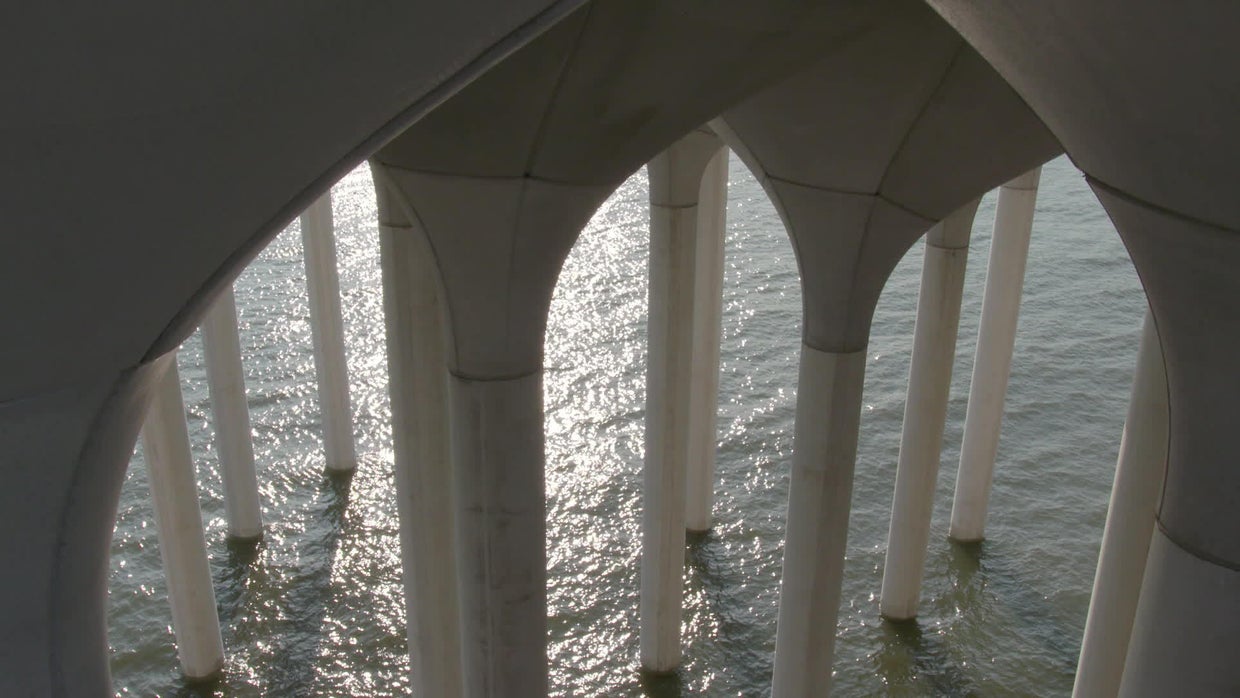 New York's newest island, a manmade gift to the city CBS News