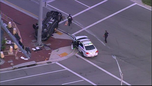 Police Involved Crash Miami 
