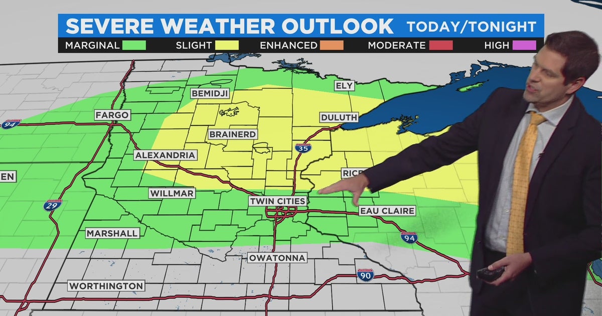 Minnesota Weather Another Day In The 90s, Late Severe Storms Possible